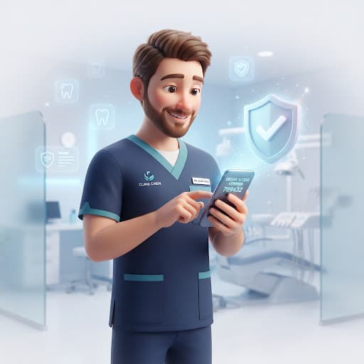 Dental clinic service illustration