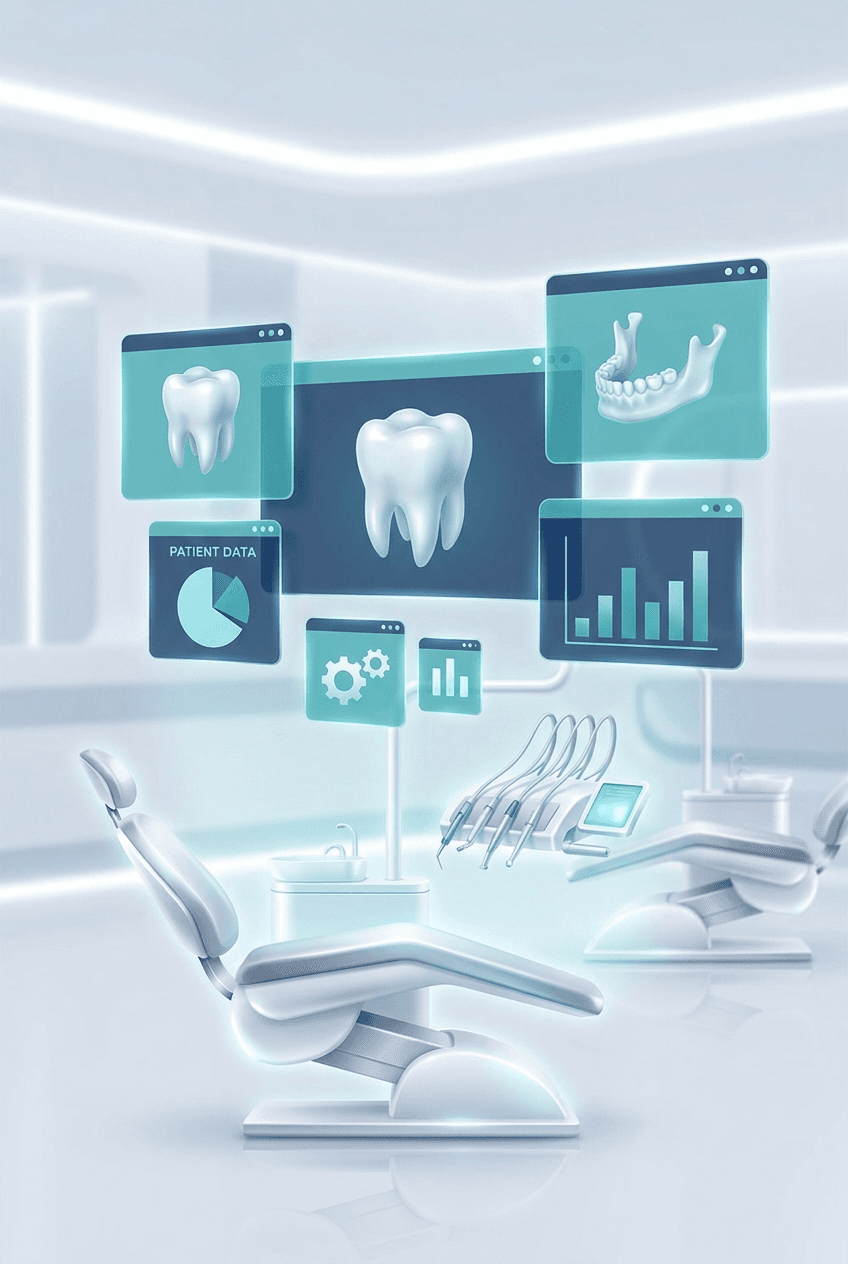 Dental clinic service illustration